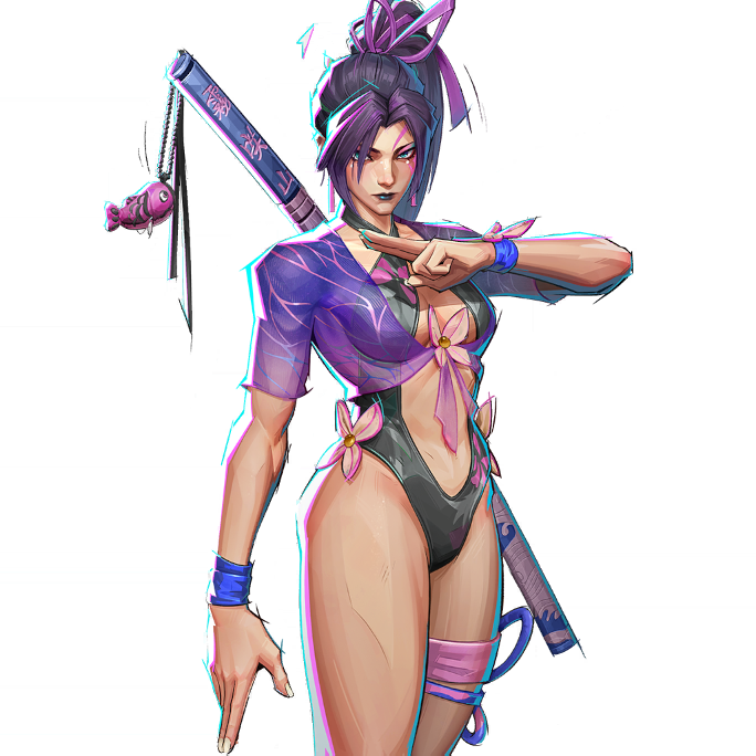 Violet Veil Costume