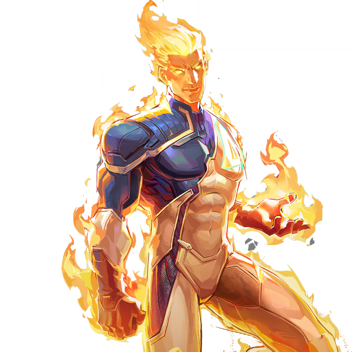 HUMAN TORCH Default Costume