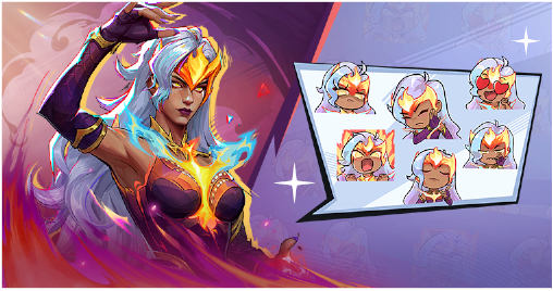 Phoenix Chaos Costume & Emoji Combo Bundle
